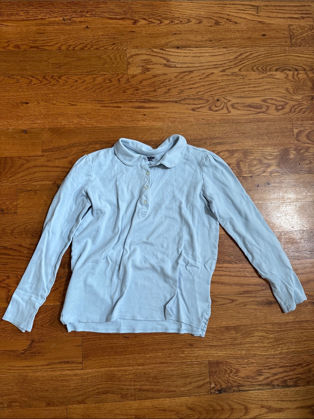 Lands' End Pale Blue Polo Shirt